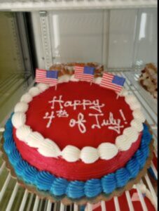 Independence Day Rum Cake